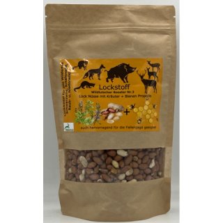 Wildlutscher Booster Nr.3 Nüsse mit Kräuter/ Bienen Propolis 0,5 l