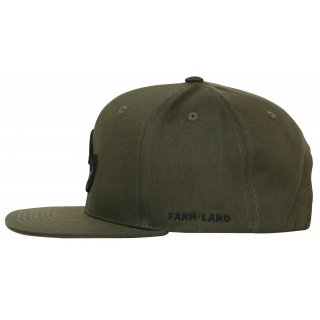 Farm-Land Snapback Cap 6-Panel Olive