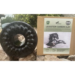 Wildlutscher Leckstein für Pferde und Ponys Carbon...